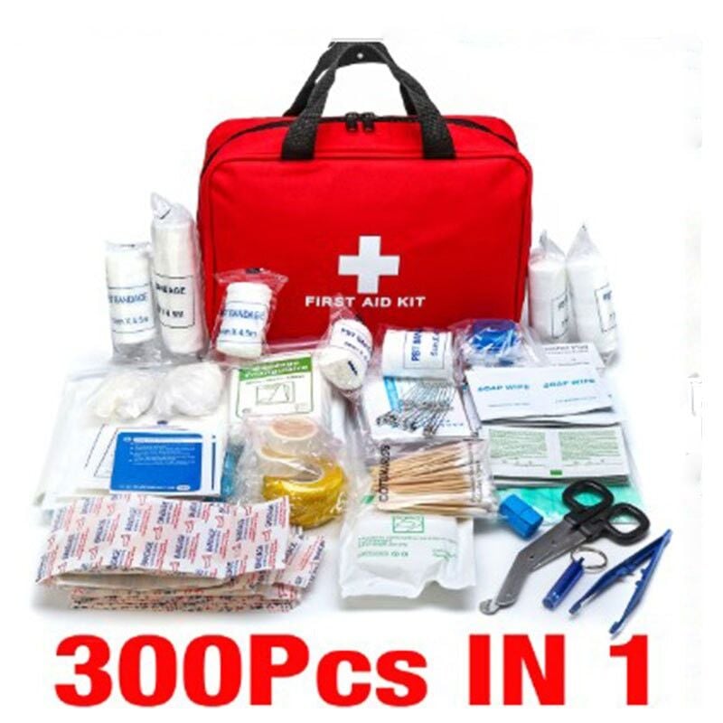 Image of XVX - Borsa di emergenza per kit di pronto soccorso completo da 300 pezzi per kit di pronto soccorso sos