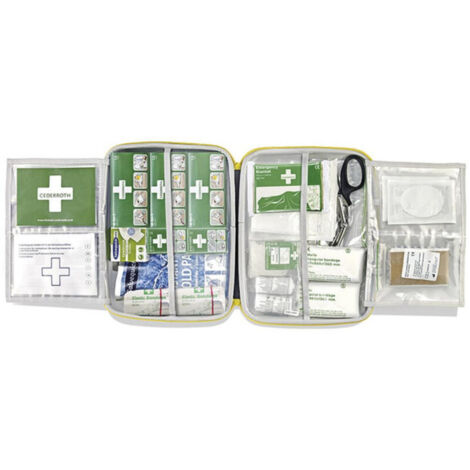 Borsa di pronto soccorso B305xH245xT86mm verde
