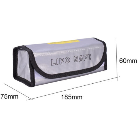 Borsa di sicurezza per batterie al litio, borsa di protezione di sicurezza ignifuga e antideflagrante per la ricarica della batteria - RAPANDA