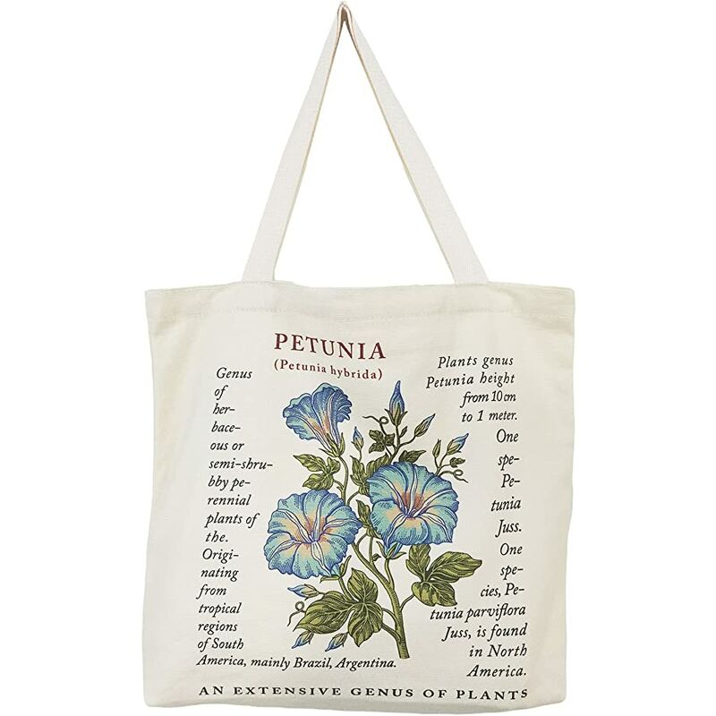 Borsa di tela vintage stampata - Borsa di tela
