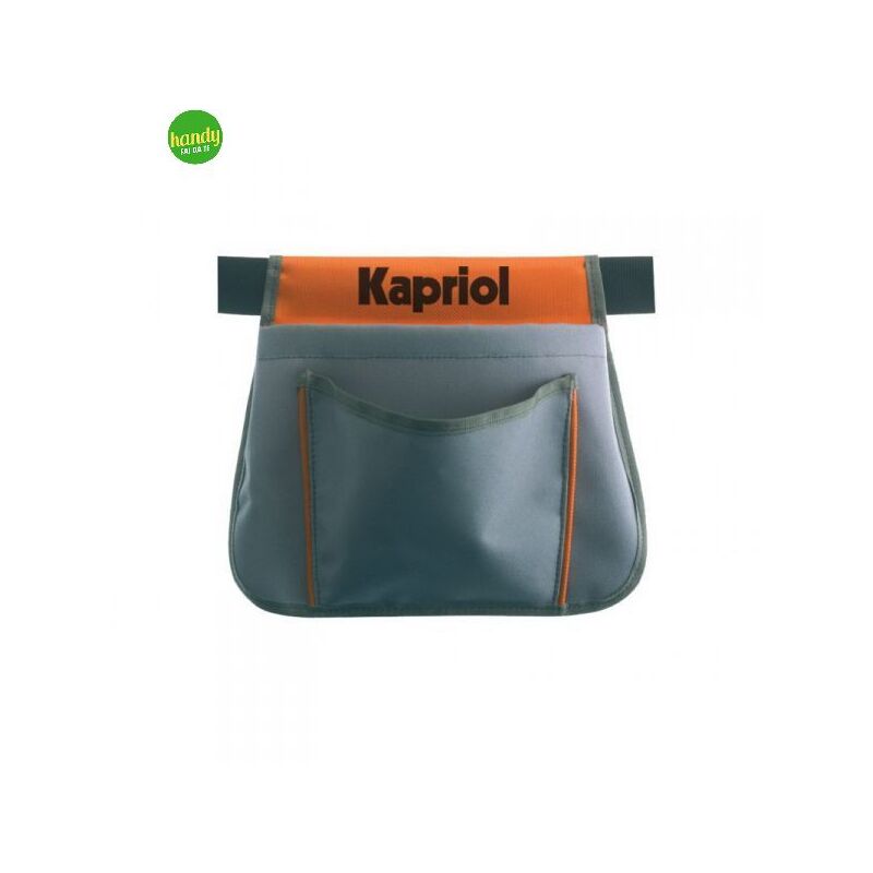 Image of Kapriol - Borsa carpentiere muratore 2 tasche cintura porta attrezzi art 25007