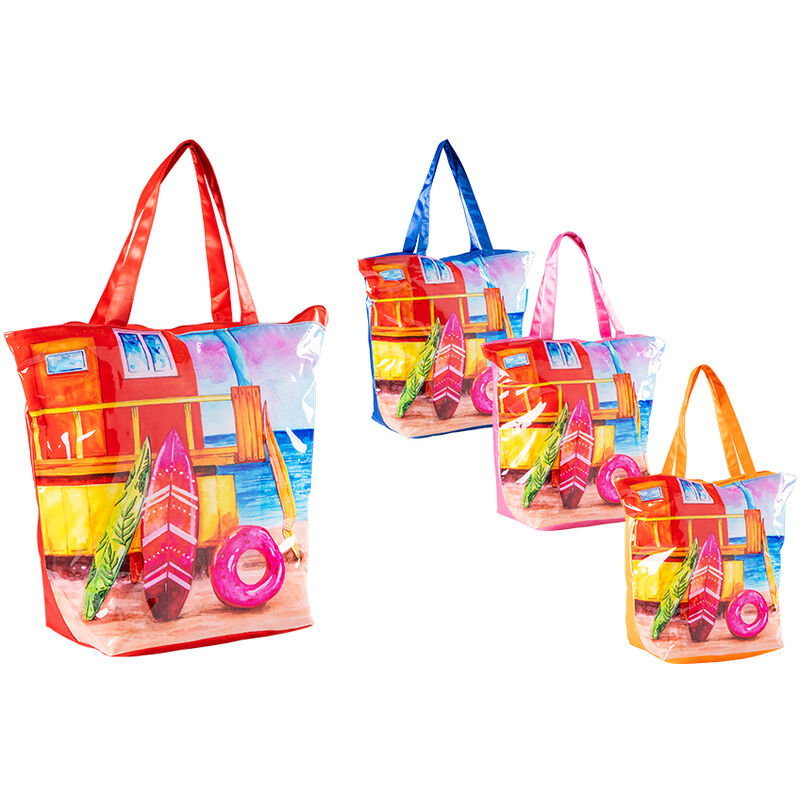 Webmarketpoint - Borsa Mare 54X45X22Cm 4Ass. Spiaggia