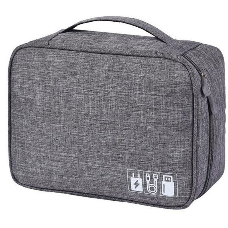 Borsa organizer per elettronica - grigia