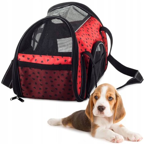 Borsa per cane 4 rossa (30) GABB