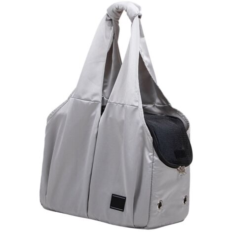 Borsa per gatti portatile Spalla traspirante per animali domestici Borsa invernale calda per cani di piccola taglia e gatti Design leggero, ventilazione confortevole e delicata sulla pelle