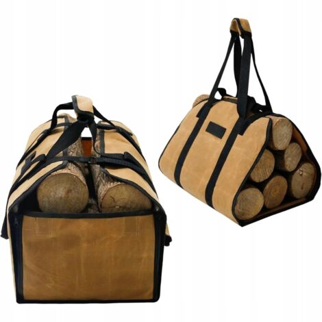 Borsa per legna da ardere: resistente ed elegante, per ogni stagione
