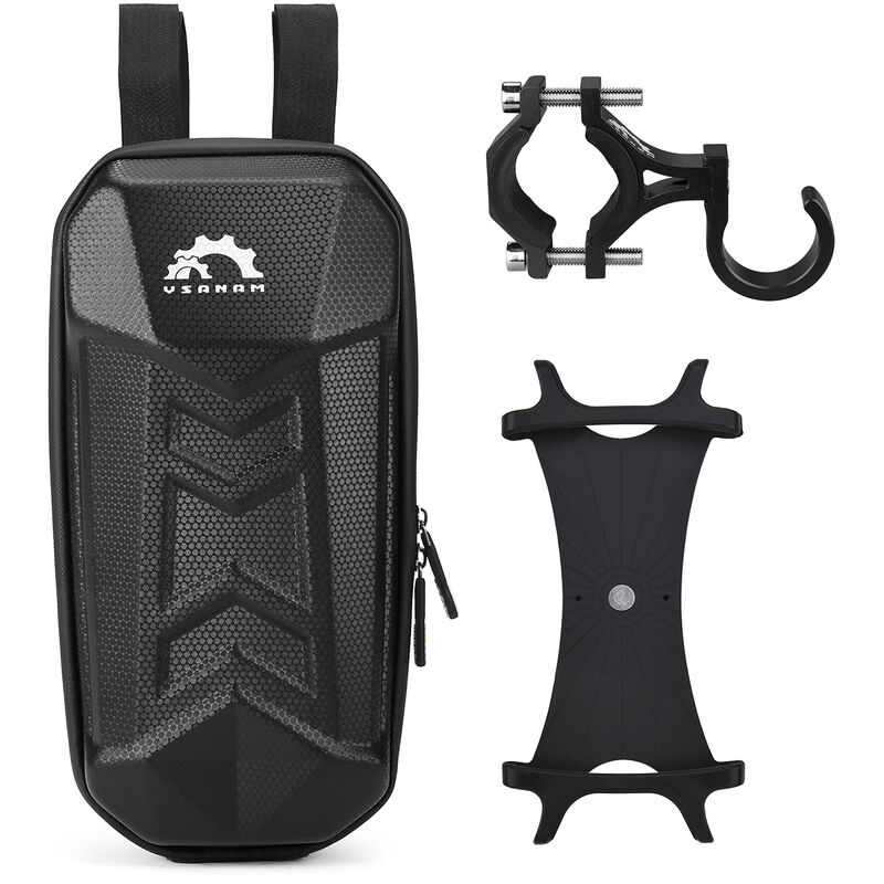 Borsa per scooter elettrico + portacellulare + set...