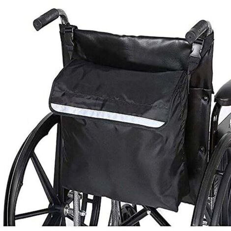 Borsa per sedia a rotelle, borsa per sedia a rotelle Oxford impermeabile con pannello posteriore