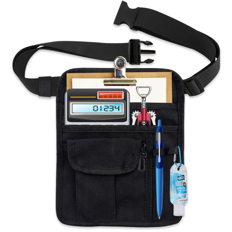 Image of Borsa per soldi in vita per cameriere del ristorante, grembiule da ristorante, cintura, borsa per grembiule da ristorante