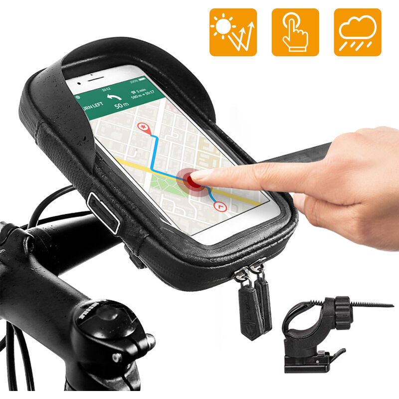 Borsa per telaio bici Borsa per tubo anteriore