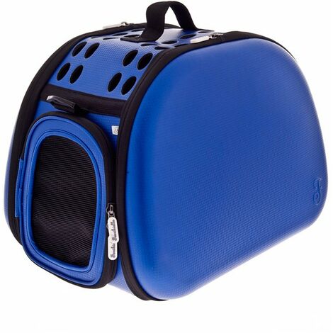 Borsa pieghevole modello Eva Easy per cani e gatti - Blu