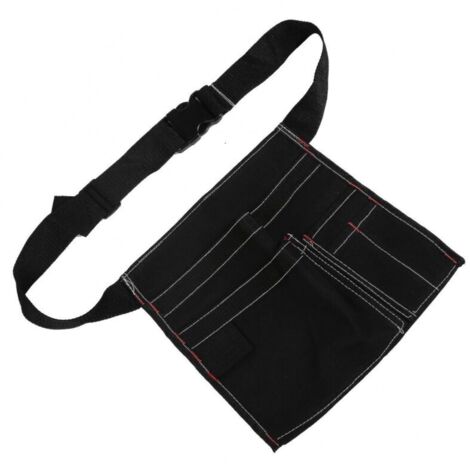 Borsa porta attrezzi in tela con passante per falegname, elettricista e appassionato di bricolage.