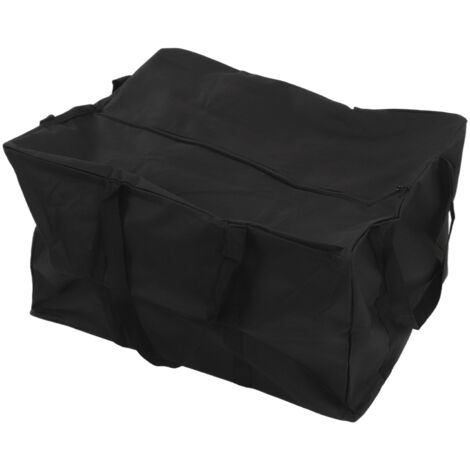Borsa porta attrezzi per barbecue portatile, impermeabile, antipolvere, resistente all'usura, nera, per riporre gli utensili da barbecue, 74x57x43 cm