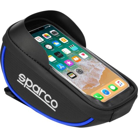 Borsa porta cellulare per bici in microfibra Sparco