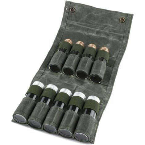 Borsa porta spezie portatile con barattolo per spezie