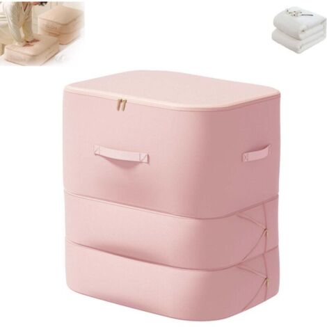 Borsa portaoggetti autocompressiva salvaspazio, borsa portaoggetti a compressione per trapunte, borsa portaoggetti per vestiti, 544260 cm, rosa