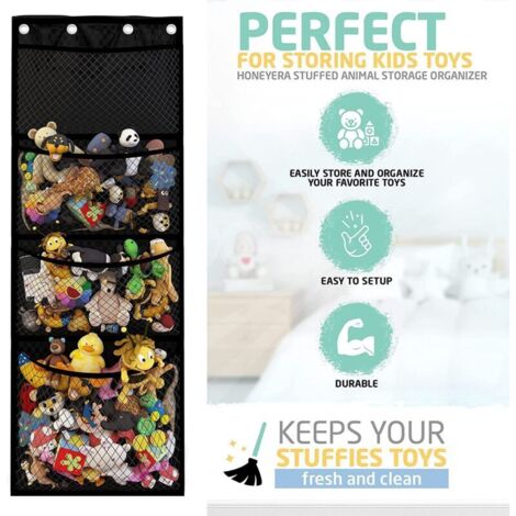 Borsa portaoggetti da appendere per peluche, 1 pezzo, borsa portaoggetti grande per peluche, borsa portaoggetti per peluche, borsa portaoggetti da appendere per giocattoli di peluche