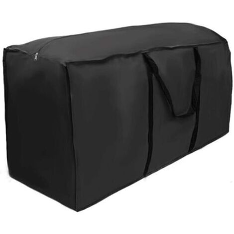 Borsa portaoggetti da giardino grande in tessuto Oxford 210D, impermeabile, adatta anche come cuscino o borsa per mobili da giardino, leggera e con cerniera (1737651cm)