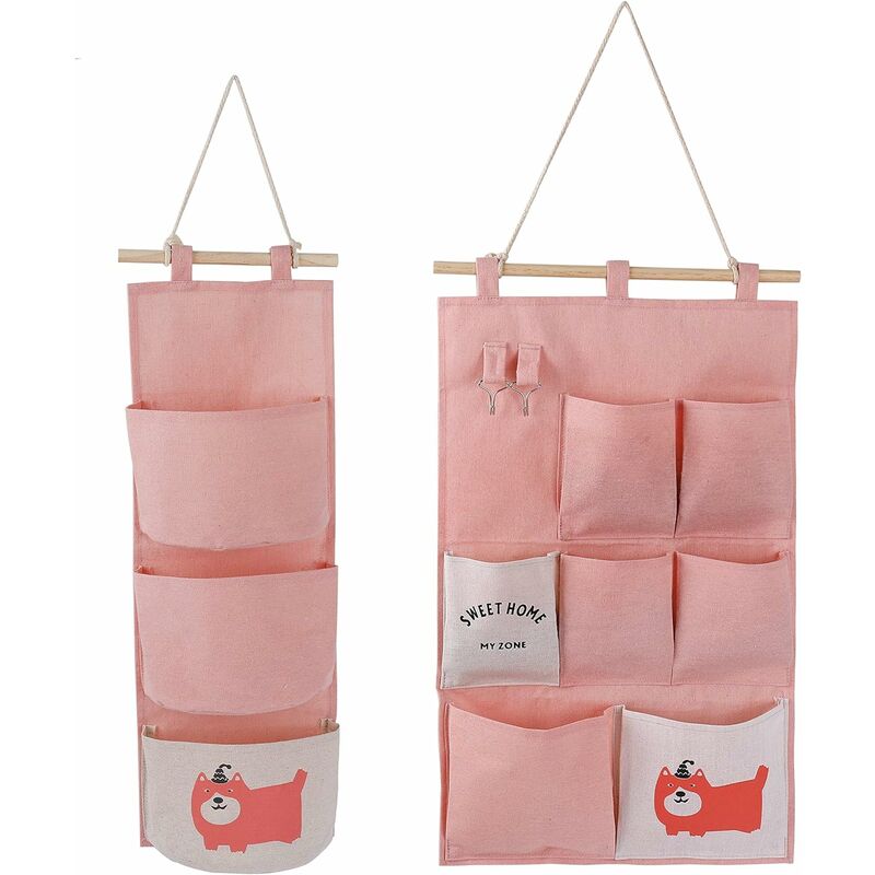 Borsa portaoggetti da parete Organizer in tessuto