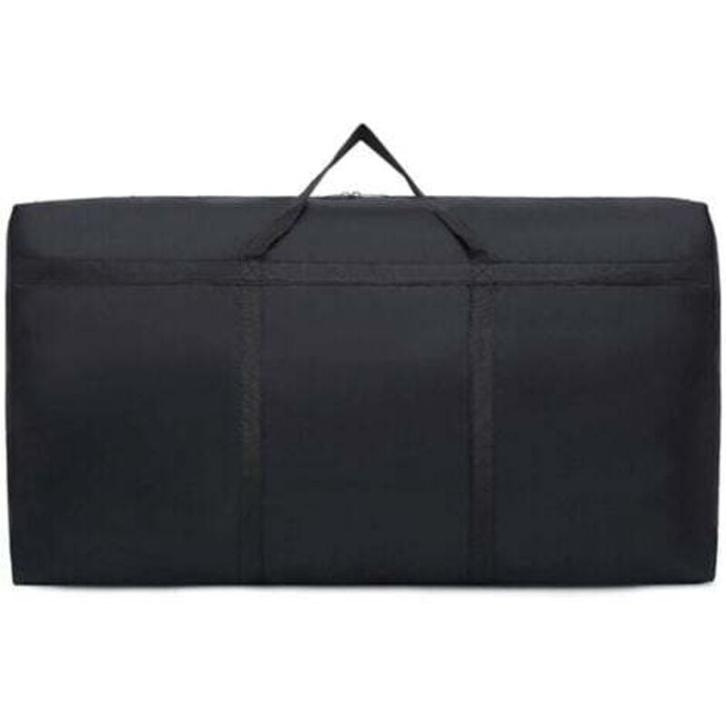 Image of Borsa portaoggetti impermeabile grande da 90 litri, nera, pieghevole, per vestiti, viaggi o traslochi (nera)
