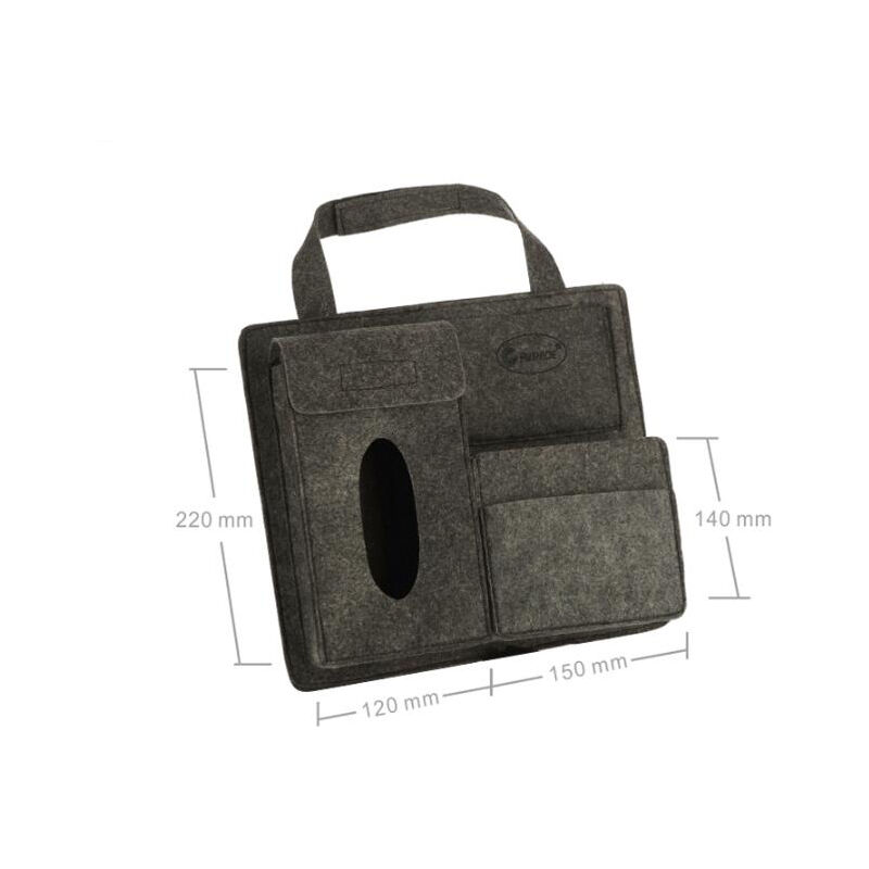 Borsa portaoggetti in feltro per auto, borsa per