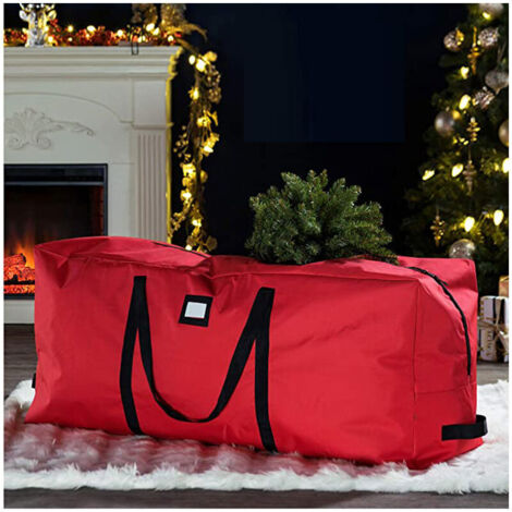 Borsa portaoggetti per albero di Natale KZQ. Contenitore portaoggetti per albero di Natale smontato, resistente, in materiale Oxford 600D, resistente, per Natale (