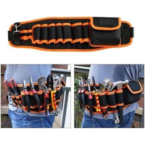 Borsa portautensili CSPARCV 564x163mm, formato grembiule, marsupio per attrezzi da giardino con tasche portaoggetti per attrezzi da elettricista.