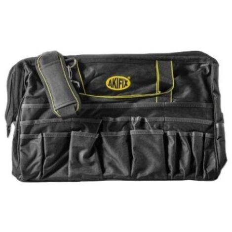 Borsa portautensili in tessuto antistrappo 50 comparti 50 x 27 x 32 cm akifix ne12011
