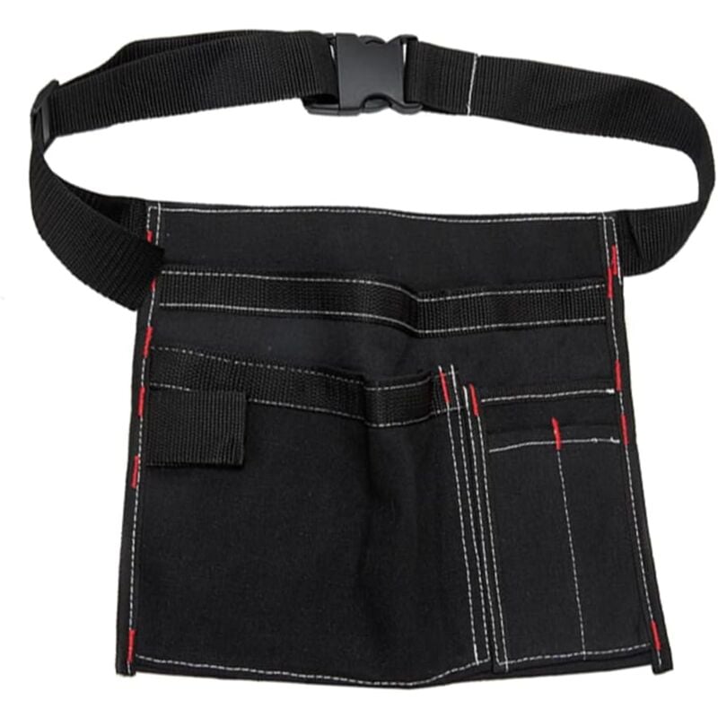 Image of Borsa portautensili multifunzionale, 6 tasche, marsupio portautensili monofacciale/borsa portautensili/grembiule portautensili per