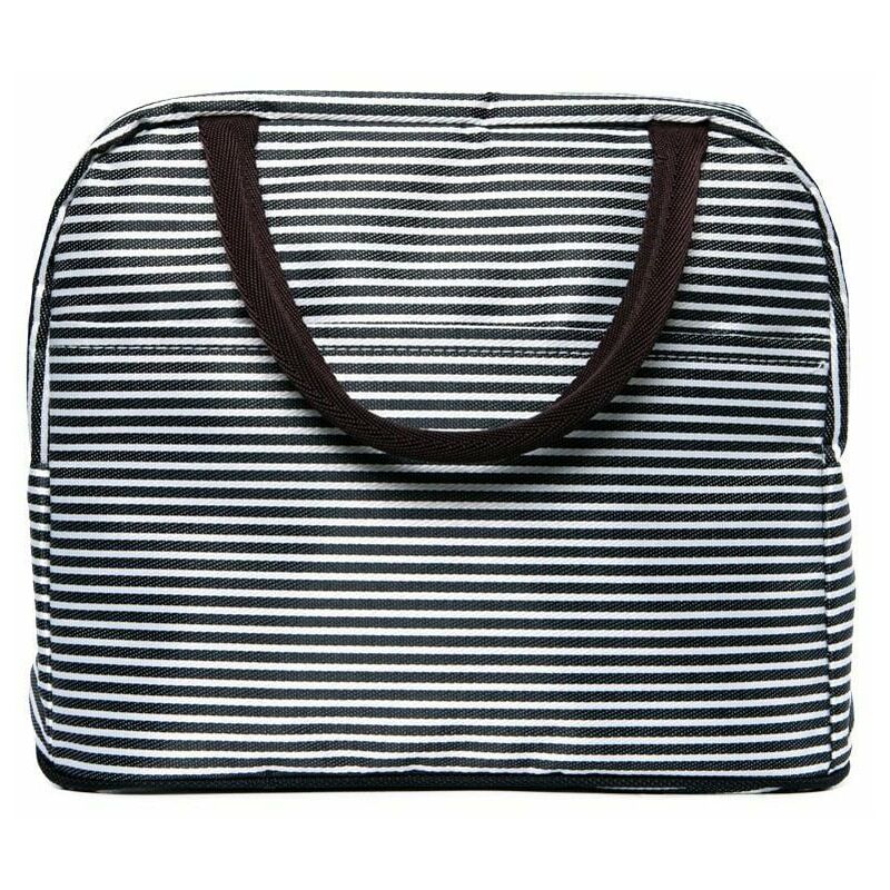Borsa pranzo in tela da donna per lavoro Strisce