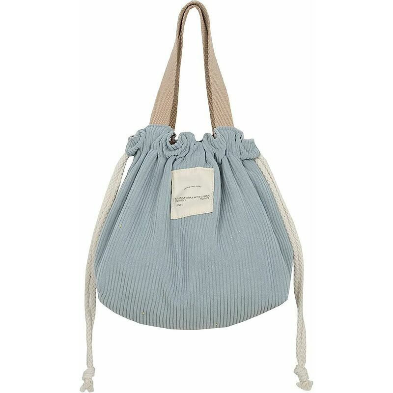 Borsa pranzo in velluto a coste, borsa portapranzo...