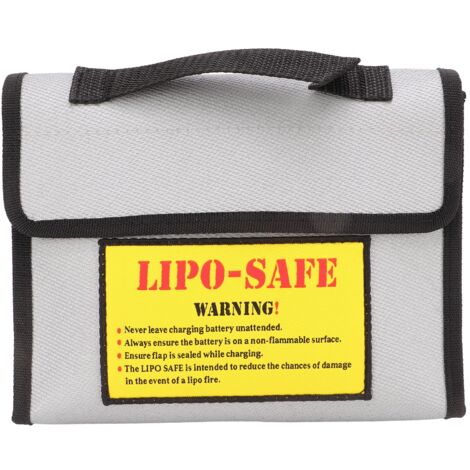 Borsa protettiva ignifuga e antideflagrante per batterie LiPo - Borsa protettiva ecologica per batterie LiPo