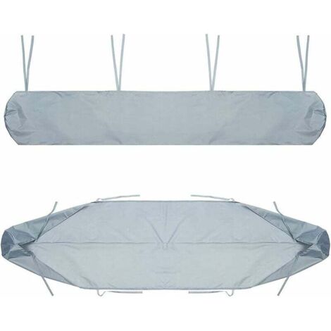 Borsa protettiva per tenda da sole, copertura protettiva antipolvere per tenda da sole da 4 m Copertura grigia per tenda da sole per patio, protezione impermeabile in inverno