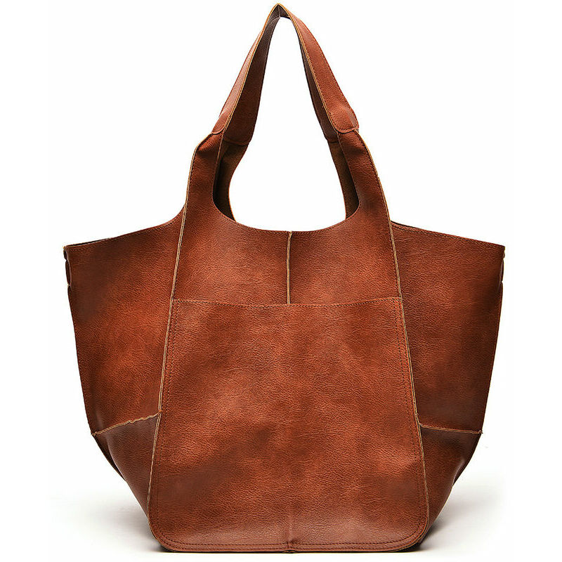 Borsa tote da donna, borsa a secchiello in pelle