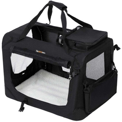 Borsa trasportino per cani di taglia XXL nera modello 120001251