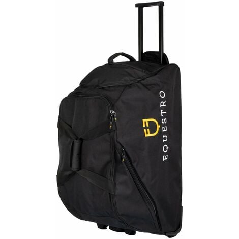 Borsa trolley con logo ricamato