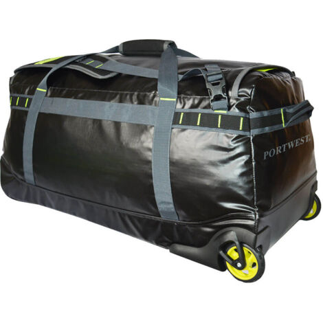 Borsa trolley Pw3 100l resistente all'acqua - Nero - Portwest