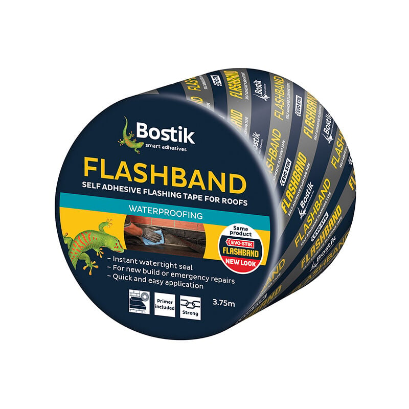 30812180 Flashband & Primer 75mm x 3.75m EVOFB75DIY - Evo-stik