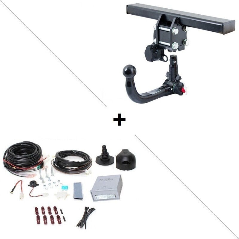 Bosal Oris - Attelage Audi A3 sportback y compris S-Line (09/04-01/13) rdsov + faisceau universel 7 broches + boitier électronique