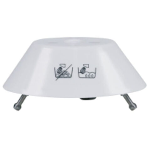 Bosch 00622728 Support pour fouet batteur avec roue dentee en plastique blanc MUM6 universel et robot de cuisine