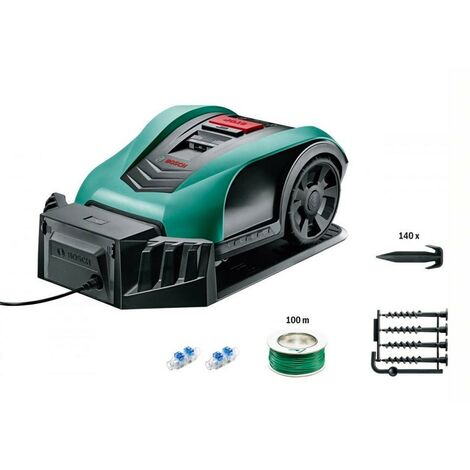  Bosch 06008B0000 Robot cortacésped batería Indego 350 18V 2,5Ah Ancho corte 19cm Navegación inteligente LogiCut™. Para 350m2 