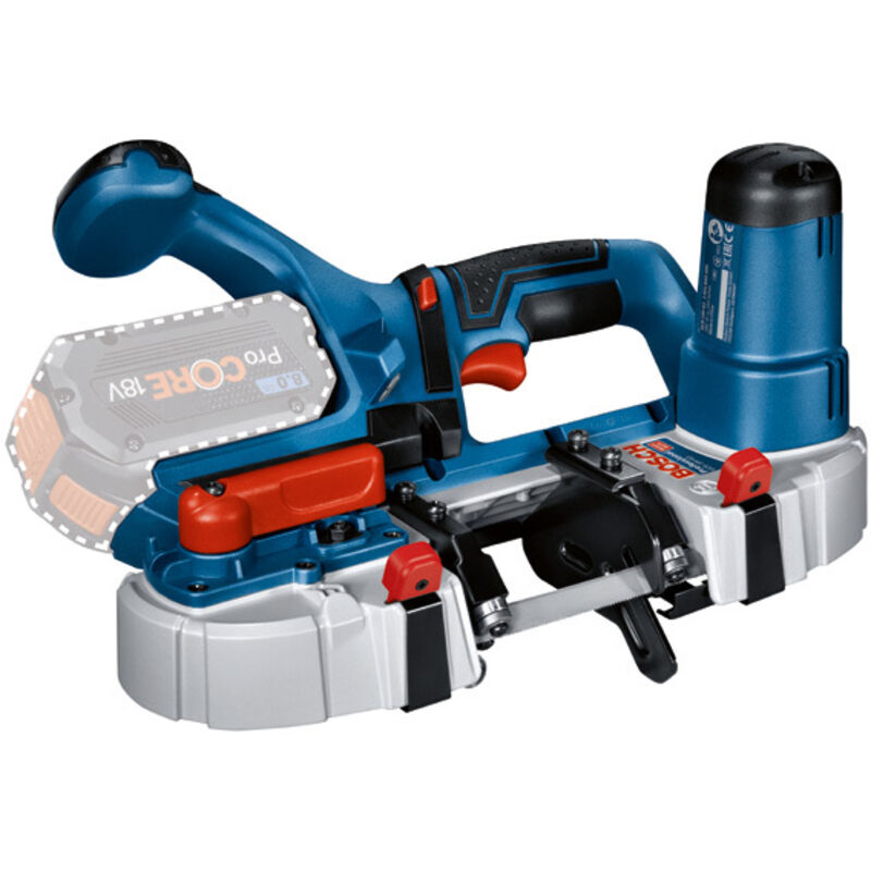 Bosch Professional 18V System scie à ruban sans fil GCB 18V 63 avec 1 lame de scie à ruban BOXX