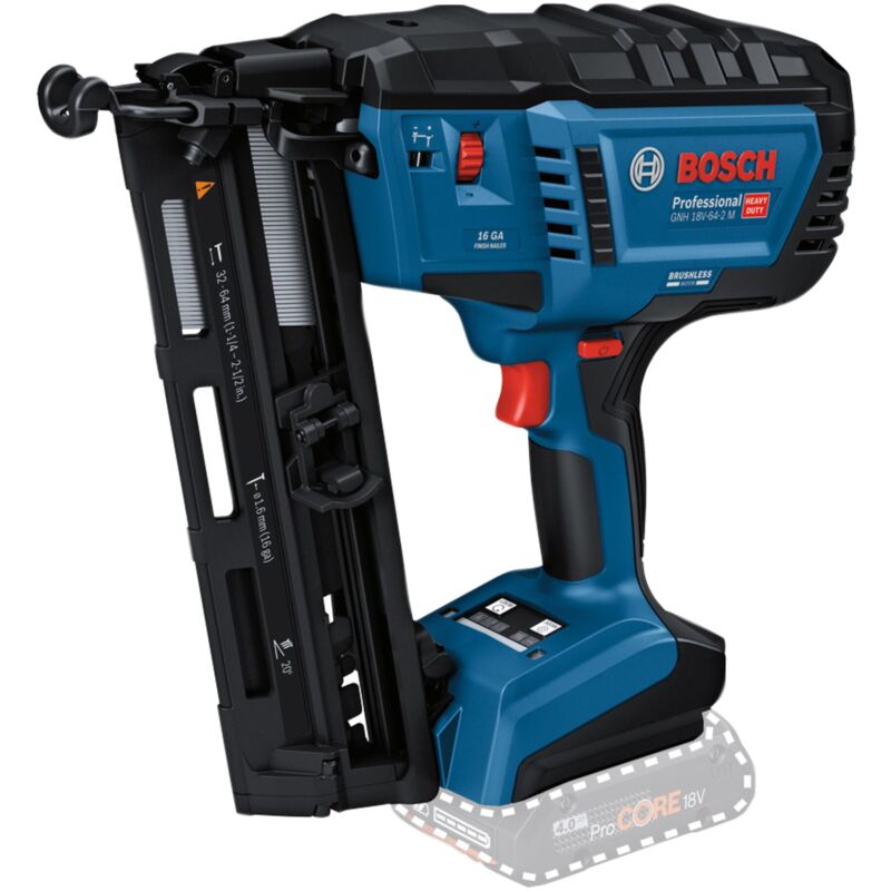 Bosch GNH18V-64-2M BL 16ga Finish Nailer Bare