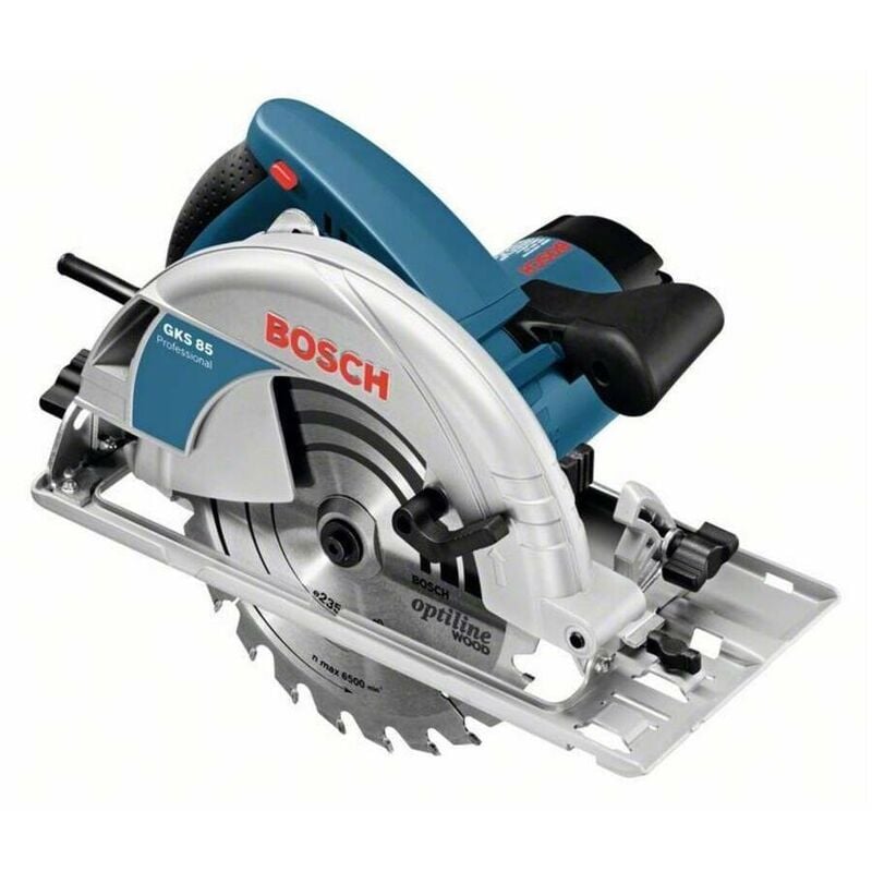 

Bosch - 060157A000 Sierra circular GKS 85 Prof 2200W Disco 235mm Capacidad corte 45°/90° 65/85mm 7,5kg + caja cartón