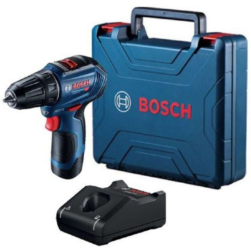 Utensili - Trapano avvitatore a batteria da 12 v, 2 batterie agli ioni di litio da 2,0 Ah, caricabatterie 06019G9000 - Bosch