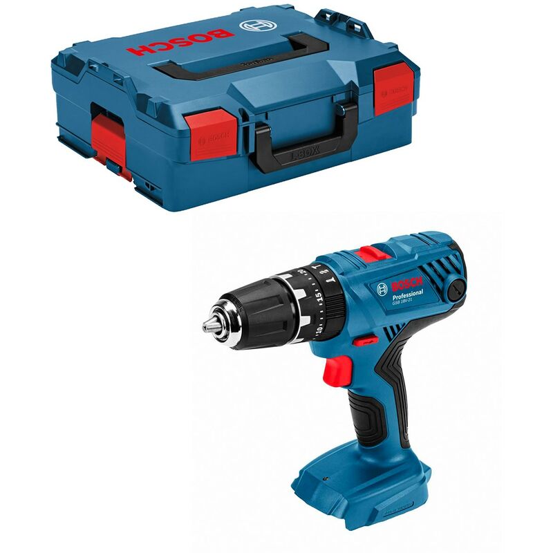 

Taladro Percutor BOSCH GSB 18V-21 (Cuerpo solo + L-Boxx 136)