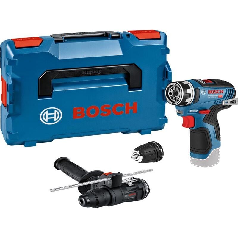 Bosch - 06019H300B gsr 12V-35 fc Pro FlexiClick Drill Driver + 2 Attachments 12V Bare Unit BSH6019H300B