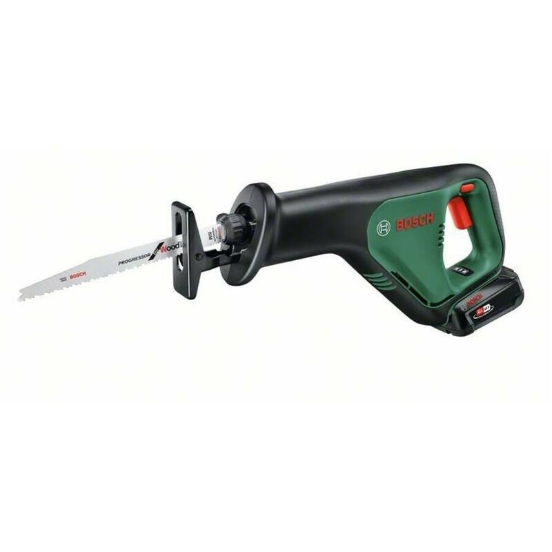 

Bosch 06033B2400 Sierra de sable a batería AdvancedRecip 18 18V 0-3100rpm ECP + Hoja sierra sin batería ni cargador