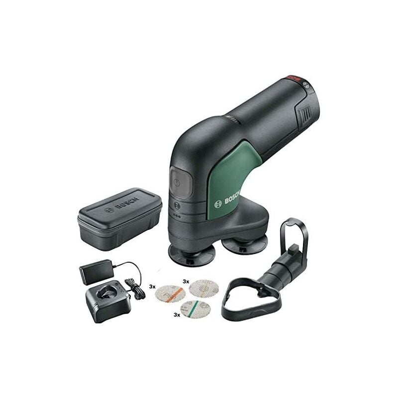 Bosch - EasyCurvSander 12 1800 rpm Noir, Vert