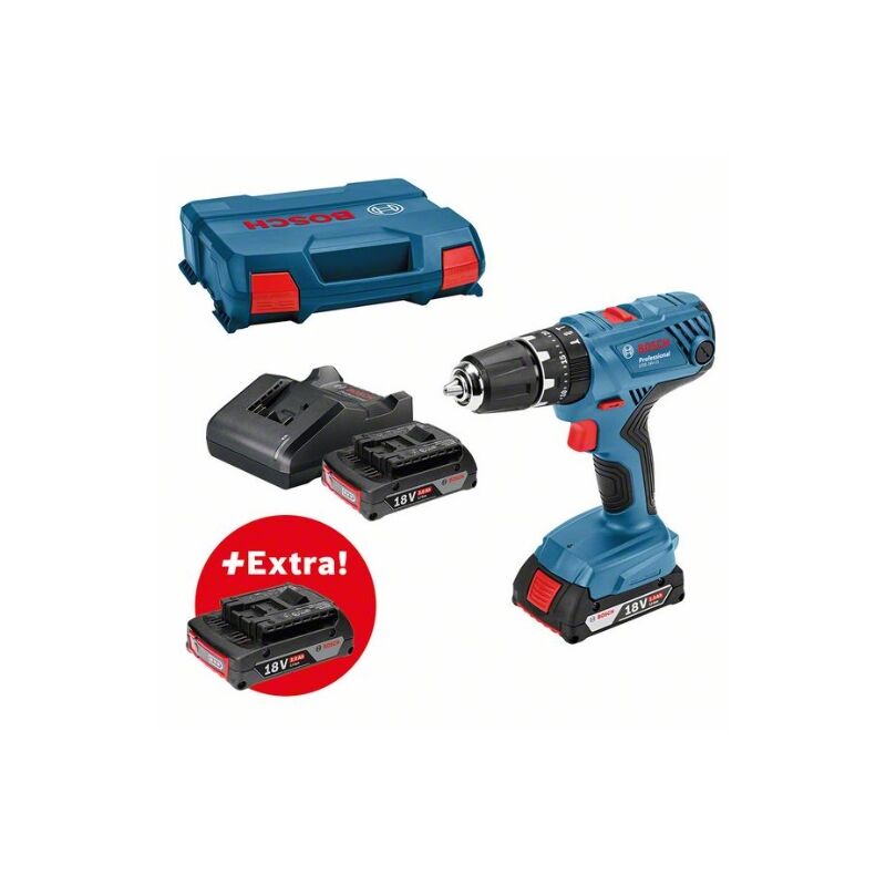Image of 0615990L6Y gsb 18V-21 Professional (Include 3 batterie + 1 caricabatterie) - Bosch
